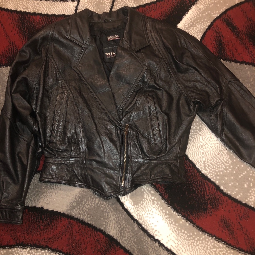 😍😍😍Wilsons Leather Black Women's Jacket